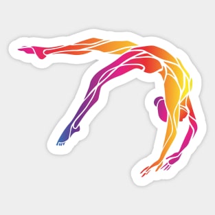 gymnastics girl Sticker